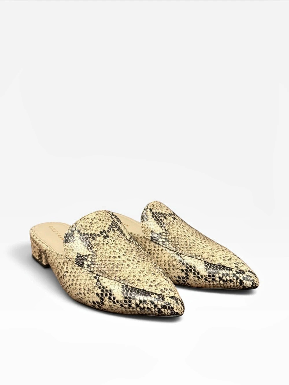 Cole Haan Piper Mule Snake Print Mules US 7.5 Women’s